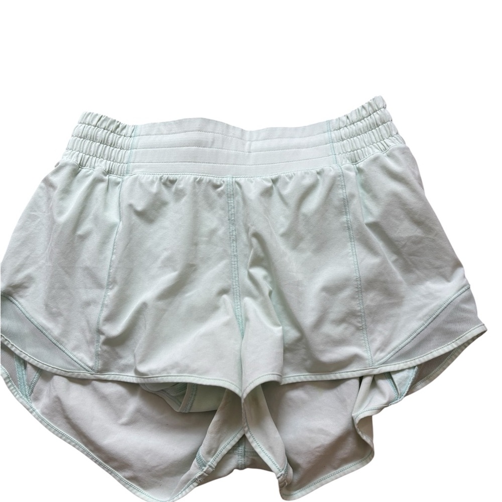 Lululemon Hottie Hots 2.5inch Low Rise - teal athletic shorts